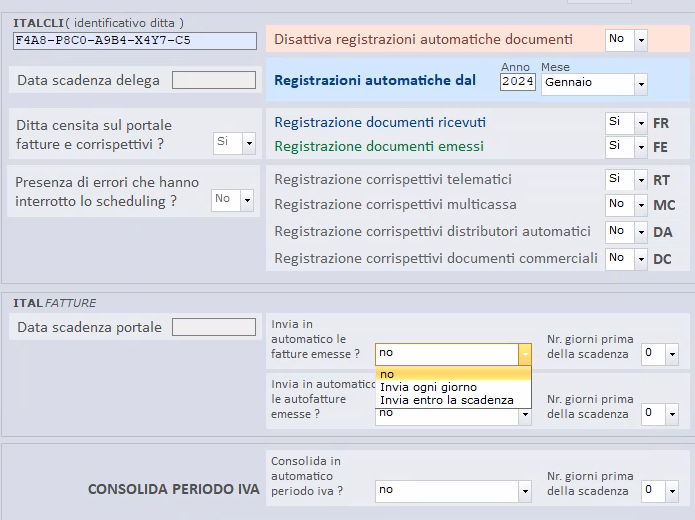 Registrazione Automatica